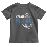 I'm The Captain Toddler T Shirt My Boat My Rules