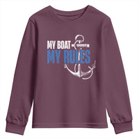 I'm The Captain Youth Sweatshirt My Boat My Rules