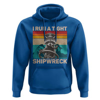 Funny Raccoon Captain Hoodie I Run A Tight Shipwreck