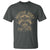 Funny Raccoon Motor Boat Captain T Shirt
