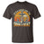 It's A Good Day To Drink On A Boat T Shirt Retro Sunset
