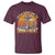 It's A Good Day To Drink On A Boat T Shirt Retro Sunset