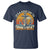 It's A Good Day To Drink On A Boat T Shirt Retro Sunset