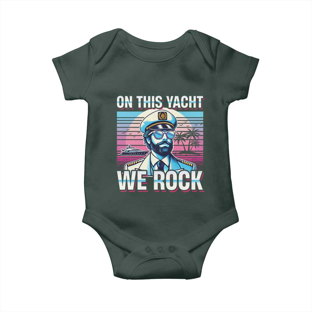 Yacht Rock Party Baby Onesie On This Yacht We Rock Boating