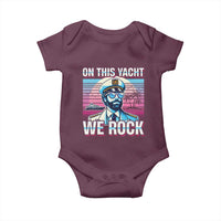 Yacht Rock Party Baby Onesie On This Yacht We Rock Boating