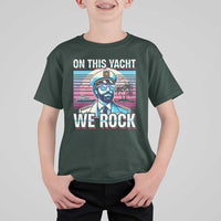 Yacht Rock Party T Shirt For Kid On This Yacht We Rock Boating