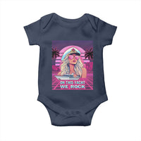 Yacht Rock Party Baby Onesie On This Yacht We Rock Boating Lady Captain