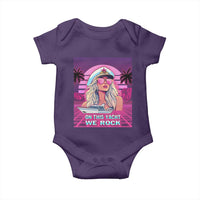 Yacht Rock Party Baby Onesie On This Yacht We Rock Boating Lady Captain