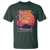 Yacht Rock Party T Shirt Boat Drinking Maritime Is Party Time