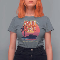 Yacht Rock Party T Shirt For Women Boat Drinking Maritime Is Party Time