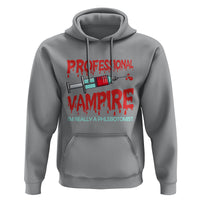 Funny Phlebotomist Professional Vampire Hoodie - Wonder Print Shop