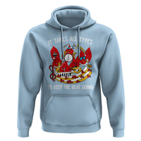 Phlebotomist Hoodie It Takes All Types To Keep The Beat Going - Wonder Print Shop