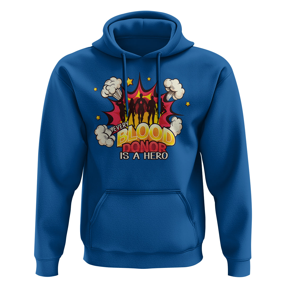 Every Blood Donor Is A Hero Hoodie - Wonder Print Shop