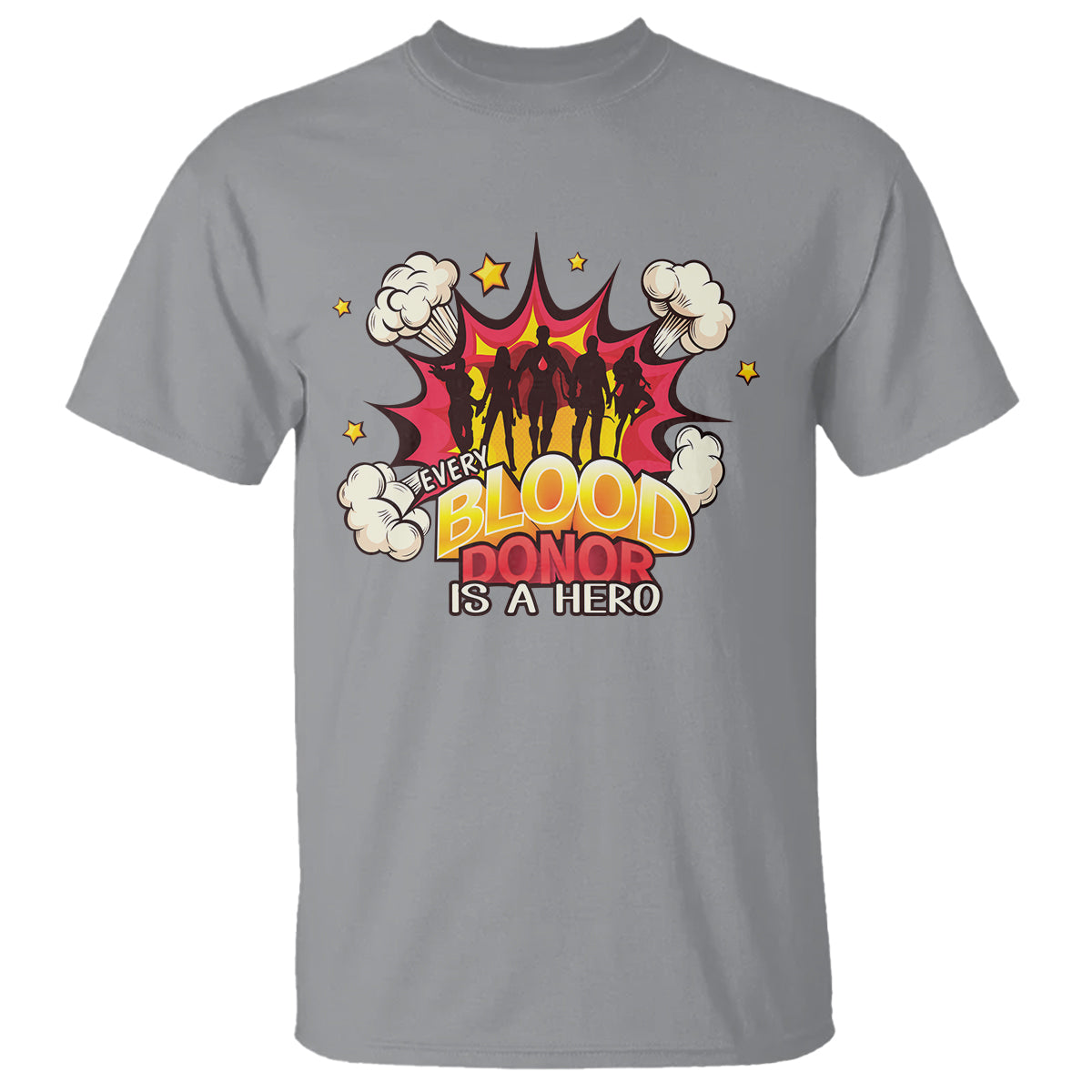 Every Blood Donor Is A Hero T Shirt - Wonder Print Shop