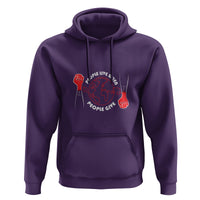 Blood Donor Hoodie People Live When People Give - Wonder Print Shop