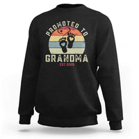 Retro Promoted To Grandma est 2025 Sweatshirt