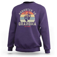 Retro Promoted To Grandma est 2025 Sweatshirt