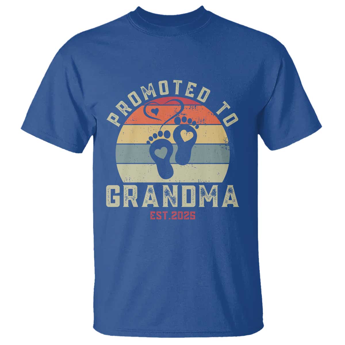 Retro Promoted To Grandma est 2025 T Shirt