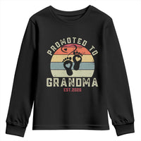 Retro Promoted To Grandma est 2025 Youth Sweatshirt