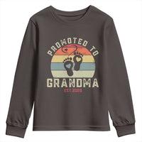 Retro Promoted To Grandma est 2025 Youth Sweatshirt