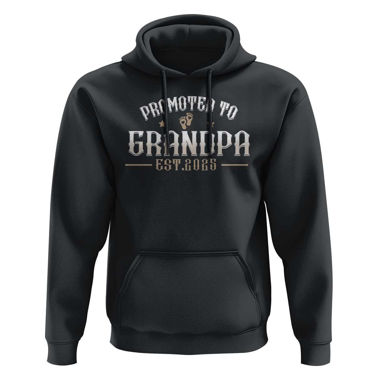 Retro Promoted To Grandpa est 2025 Hoodie