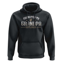 Retro Promoted To Grandpa est 2025 Hoodie