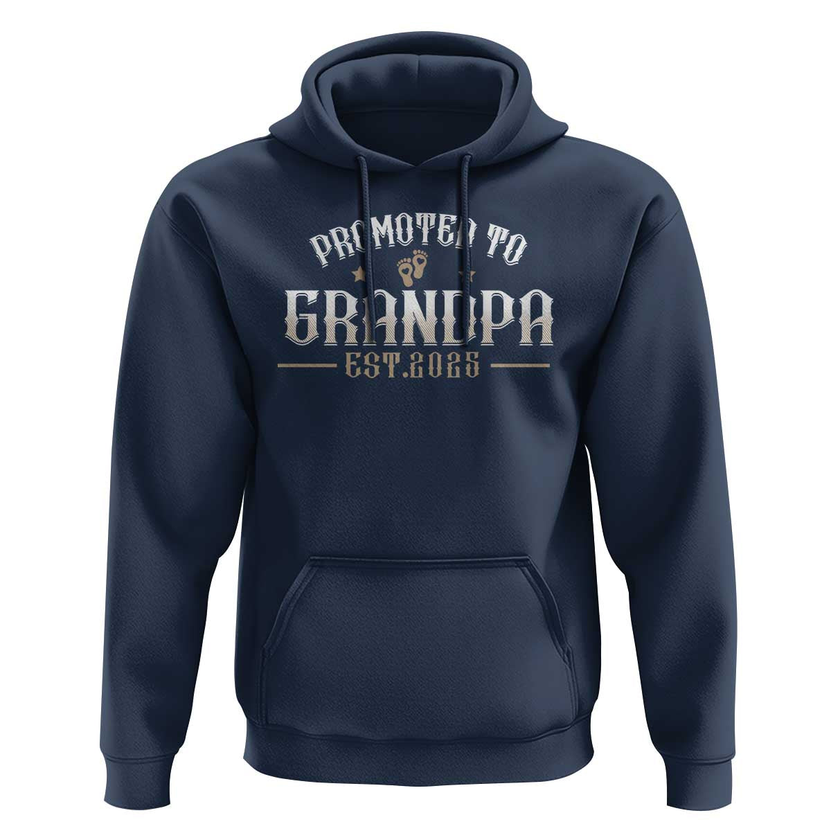 Retro Promoted To Grandpa est 2025 Hoodie