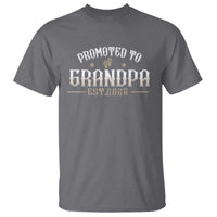 Retro Promoted To Grandpa est 2025 T Shirt