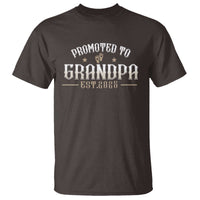 Retro Promoted To Grandpa est 2025 T Shirt
