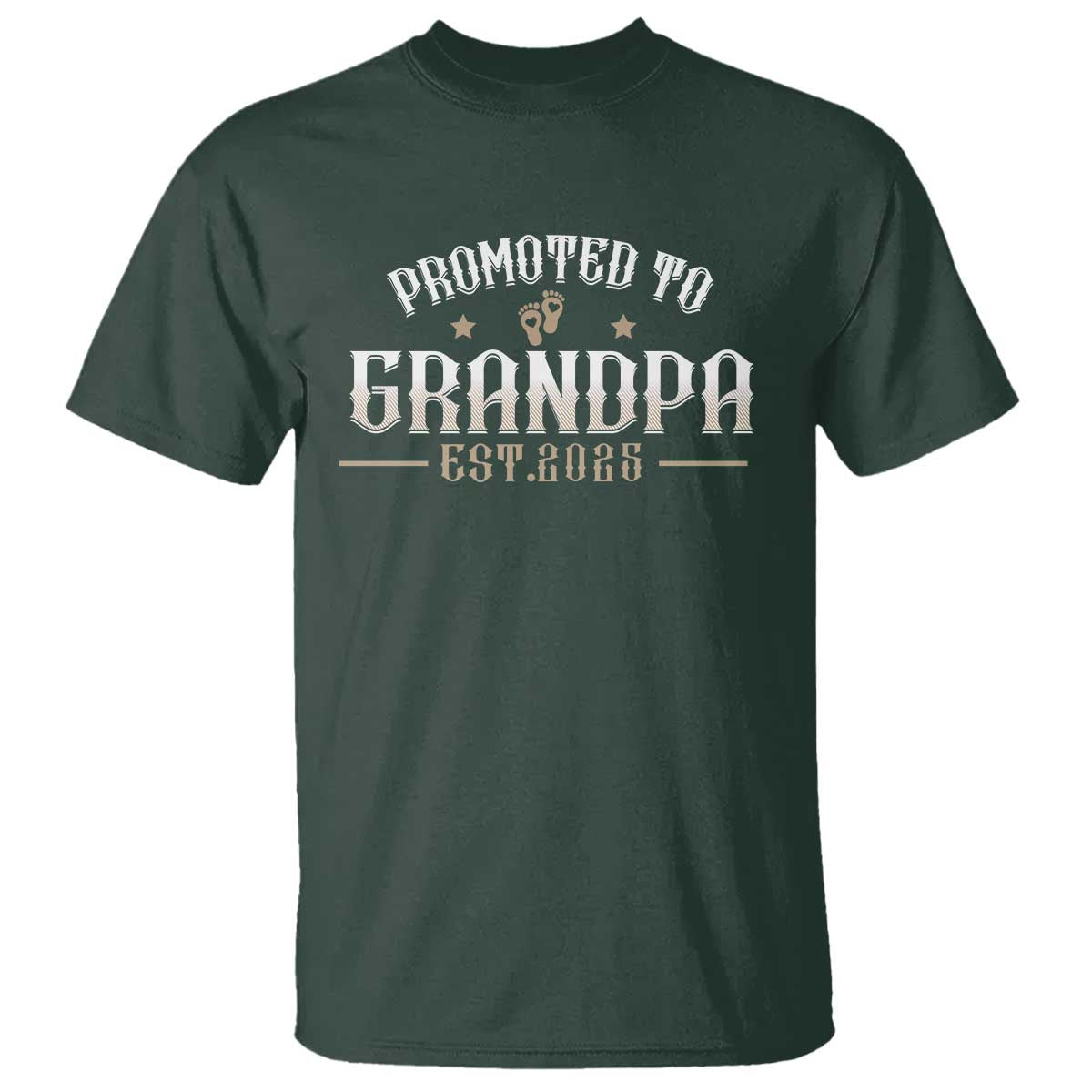 Retro Promoted To Grandpa est 2025 T Shirt