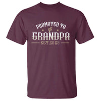 Retro Promoted To Grandpa est 2025 T Shirt