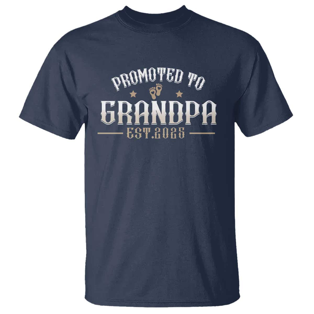 Retro Promoted To Grandpa est 2025 T Shirt