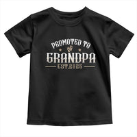 Retro Promoted To Grandpa est 2025 Toddler T Shirt