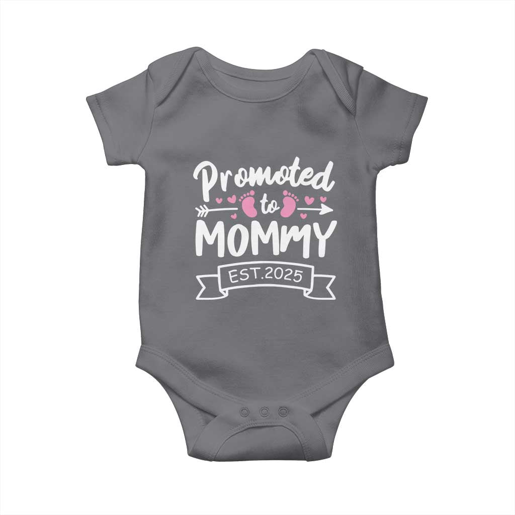 Promoted To Mommy Est 2025 Baby Onesie
