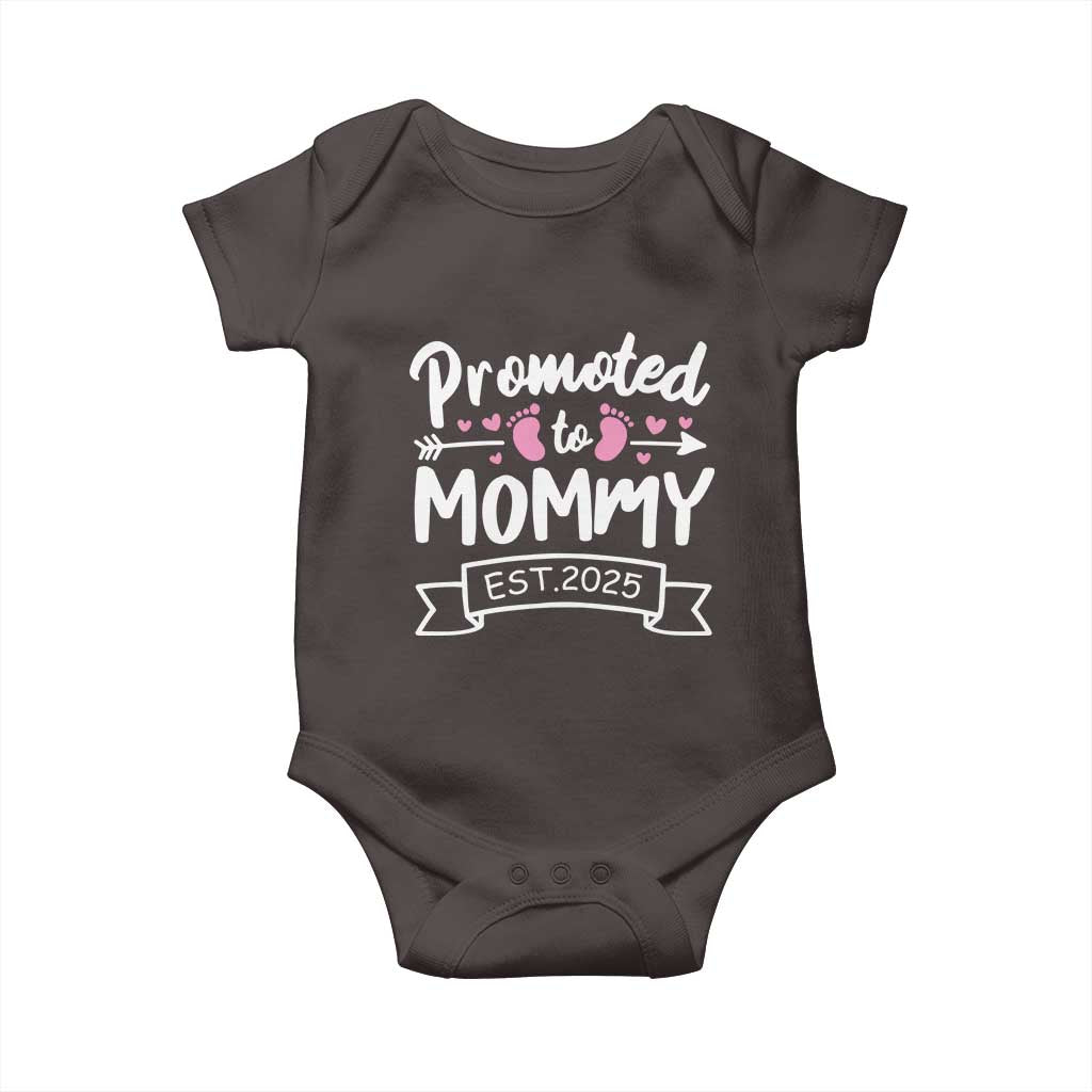 Promoted To Mommy Est 2025 Baby Onesie