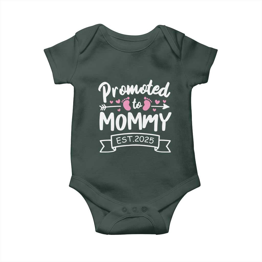 Promoted To Mommy Est 2025 Baby Onesie