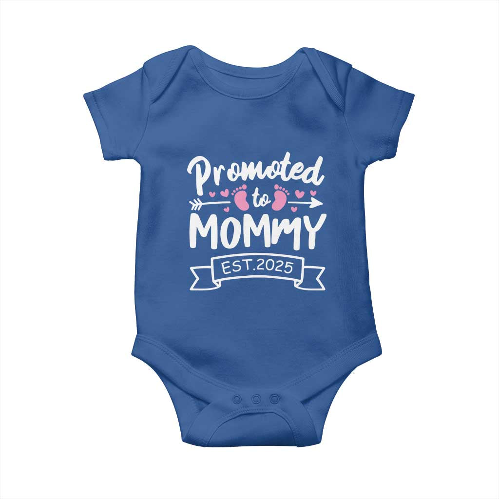Promoted To Mommy Est 2025 Baby Onesie