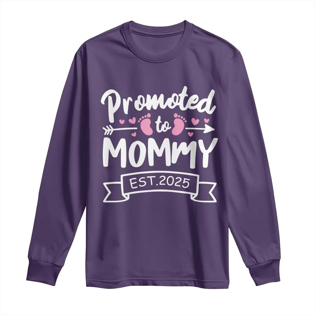 Promoted To Mommy Est 2025 Long Sleeve Shirt