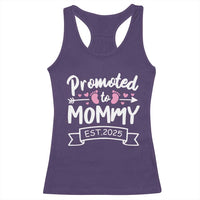 Promoted To Mommy Est 2025 Racerback Tank Top