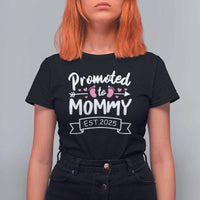 Promoted To Mommy Est 2025 T Shirt For Women