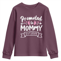 Promoted To Mommy Est 2025 Youth Sweatshirt