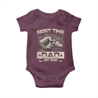 First Time Dad Est 2025 Baby Onesie