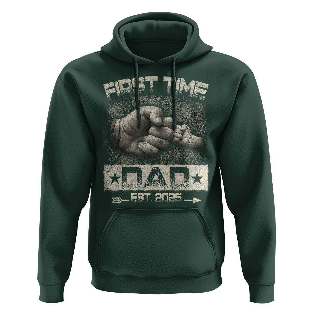 First Time Dad Est 2025 Hoodie