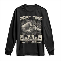 First Time Dad Est 2025 Long Sleeve Shirt