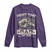 First Time Dad Est 2025 Long Sleeve Shirt