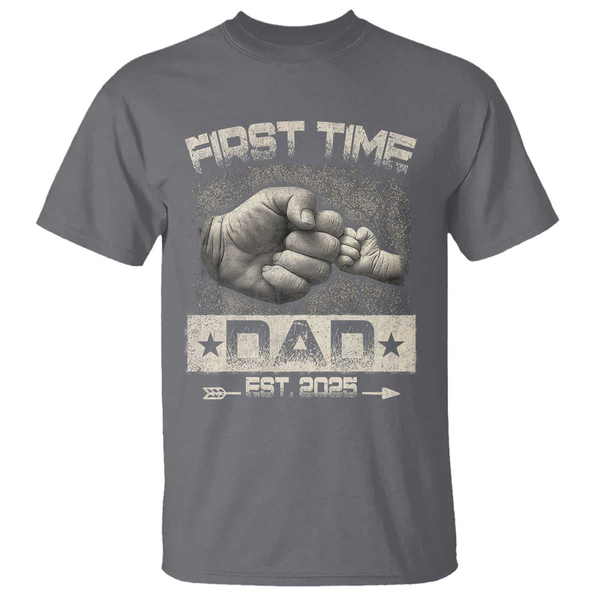 First Time Dad Est 2025 T Shirt