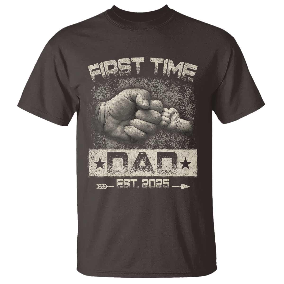 First Time Dad Est 2025 T Shirt