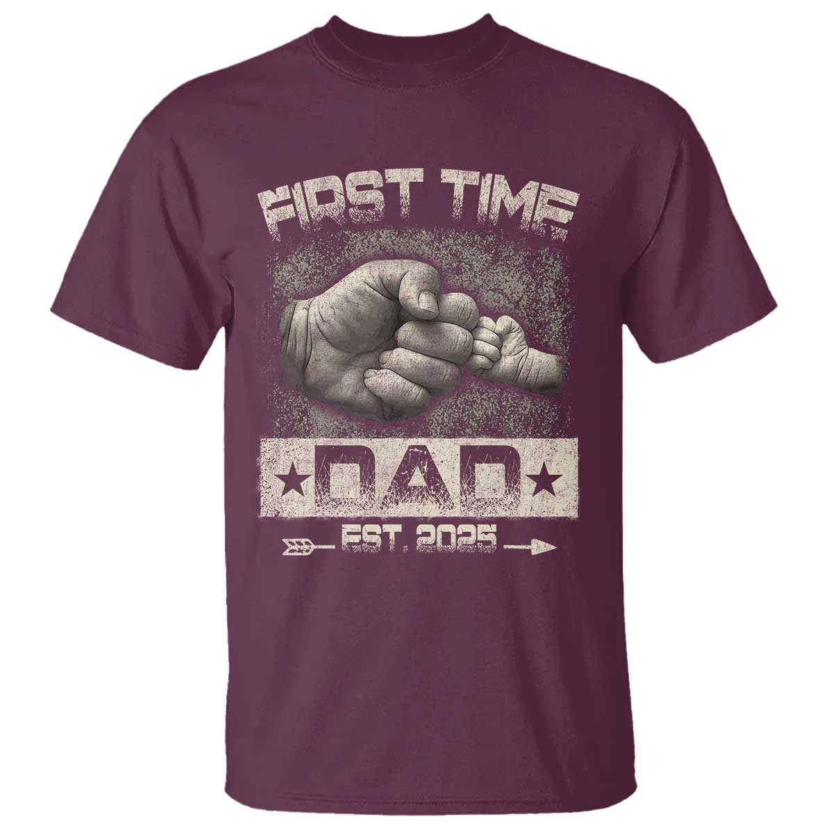 First Time Dad Est 2025 T Shirt