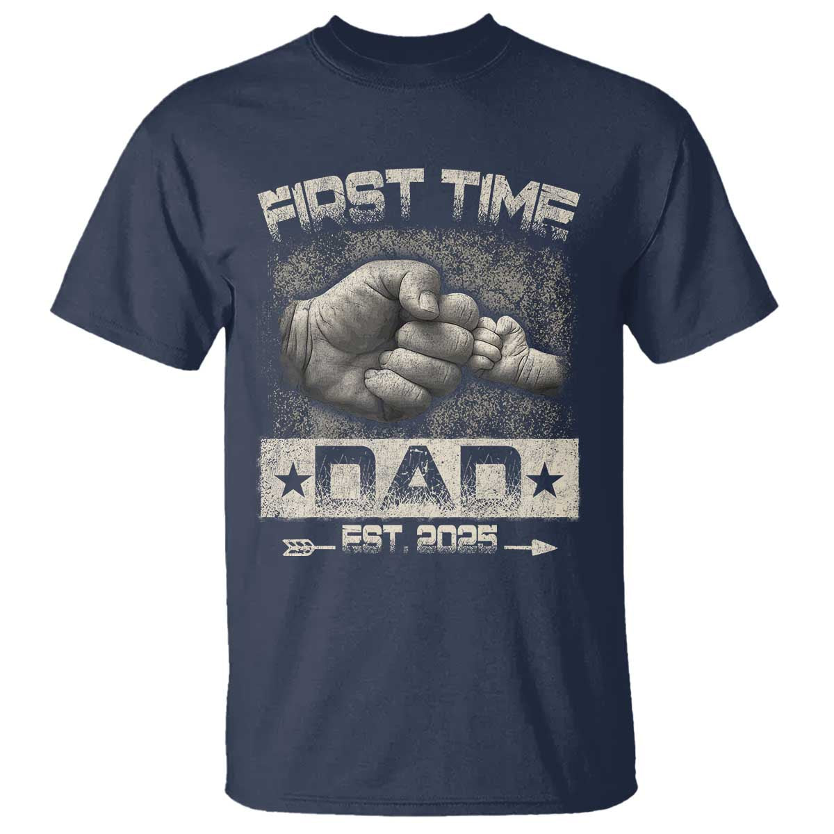 First Time Dad Est 2025 T Shirt