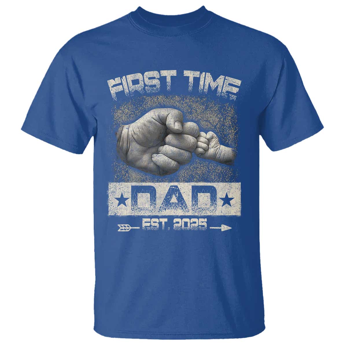 First Time Dad Est 2025 T Shirt